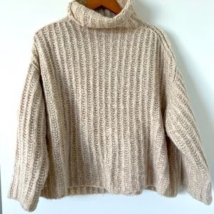 Free people oversized knit sweater